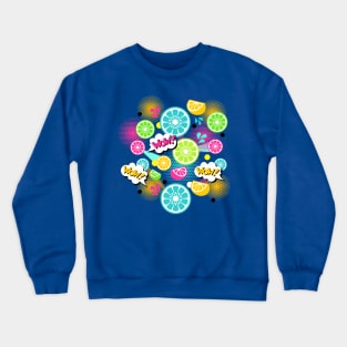 Pop Art Citrus Crewneck Sweatshirt